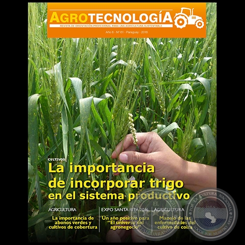 AGROTECNOLOGÍA Revista - AÑO 6 - NÚMERO 61 - AÑO 2016 - PARAGUAY